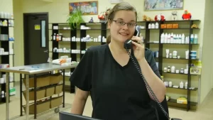 fully stocked pharmacy at cornerstone animal hospital