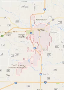 Map - Carthage, MO - Cornerstone